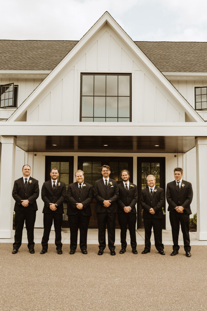 Groomsmen at The Hutton House