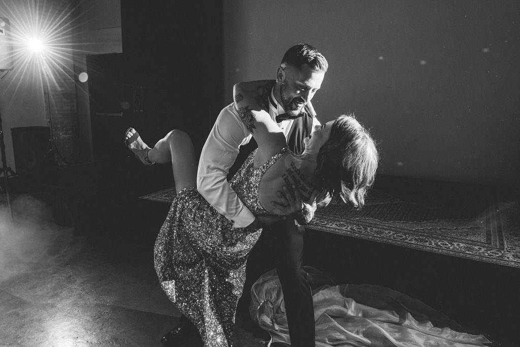 Dance floor at North Garden Theater wedding venue in St Paul Minnesota