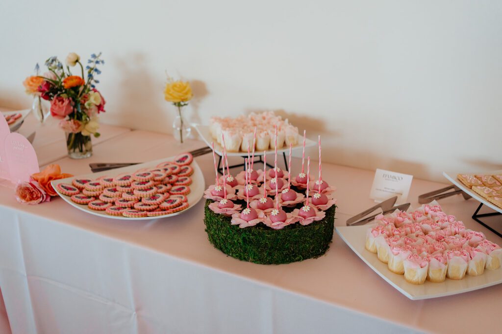 Dessert table at Edward Anne Estate at Bavaria Downs